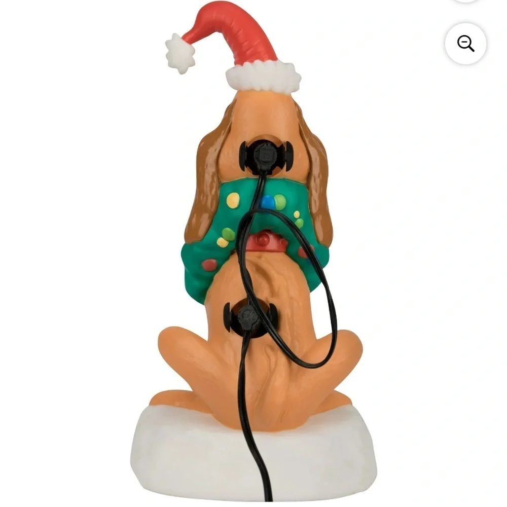 Dr. Seuss Grinch Max Blow Mold NEW Christmas Decor Dog Santa Hat